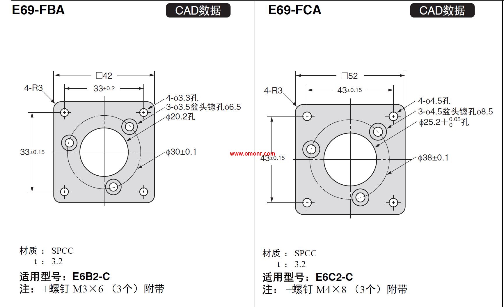 OMRON Rotary Encoders E69-C10B