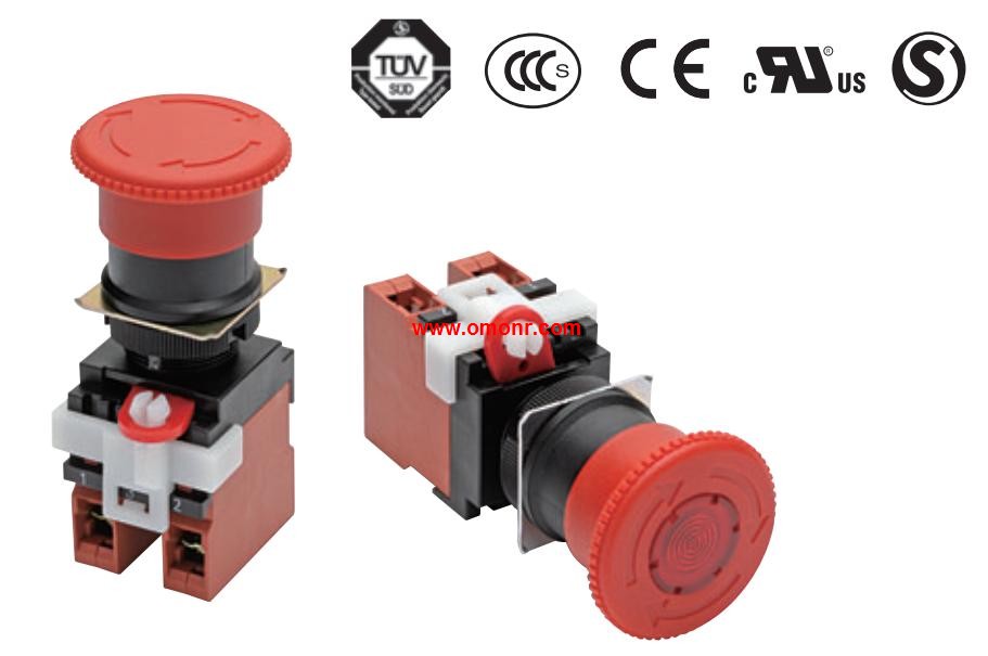 OMRON Emergency Stop Switch A22EL-M-24A-02